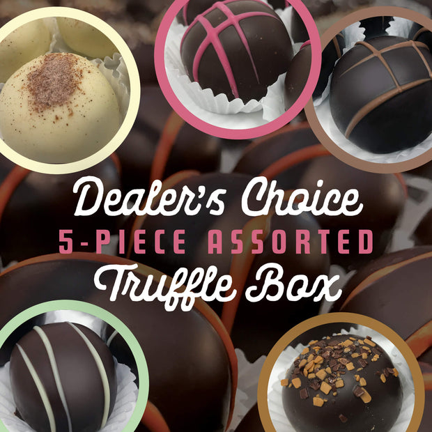5-Piece Assorted Truffle Box: Dealer’s Choice