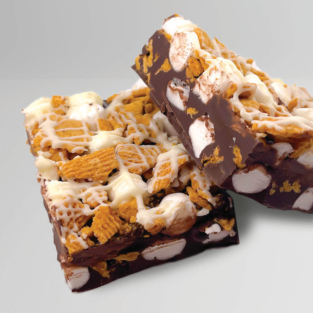 Dark Chocolate S’mores Bark