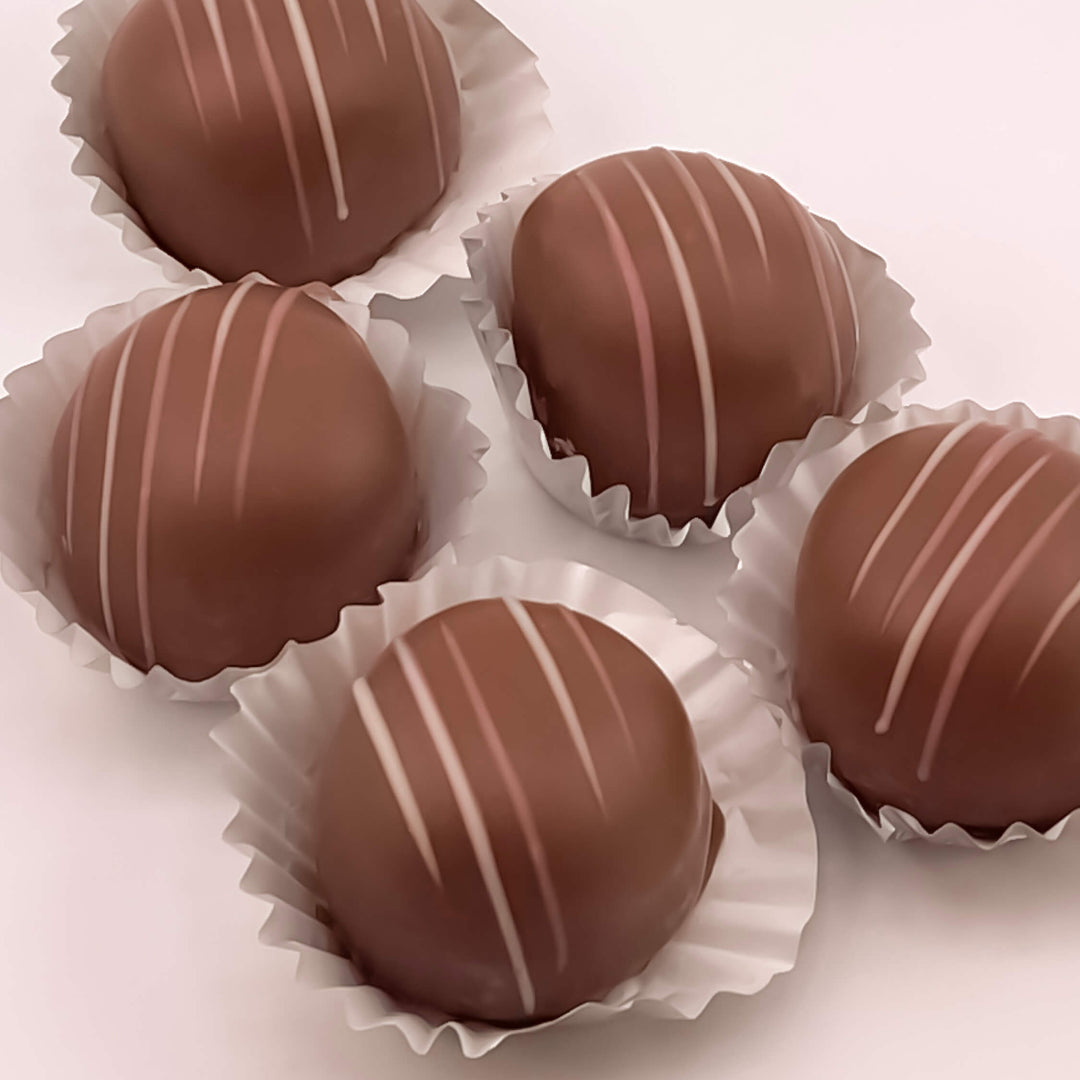 Strawberry Cheesecake Milk Chocolate Truffles