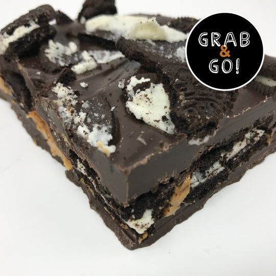 Dark Chocolate Peanut Butter Oreo® Bark: Grab & Go
