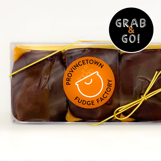 Dark Chocolate Sea Salt Caramel Bark: Grab & Go