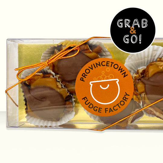 Petite Milk Chocolate Pecan Turtles: Grab & Go