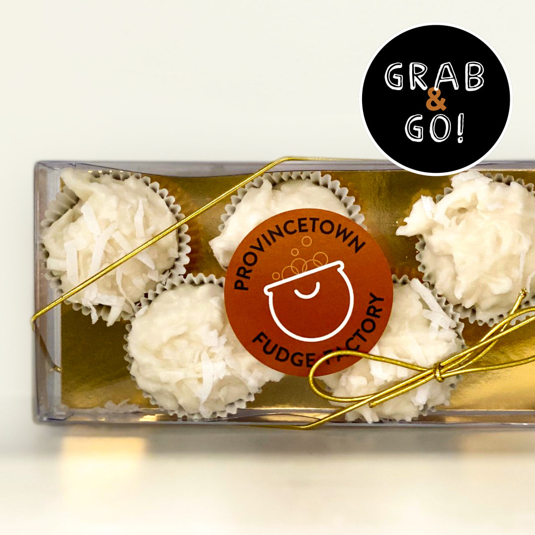 Petite White Chocolate Coconut Haystacks: Grab & Go