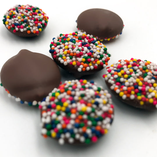 Deluxe Small Rainbow Milk Chocolate Nonpareils: Grab & Go