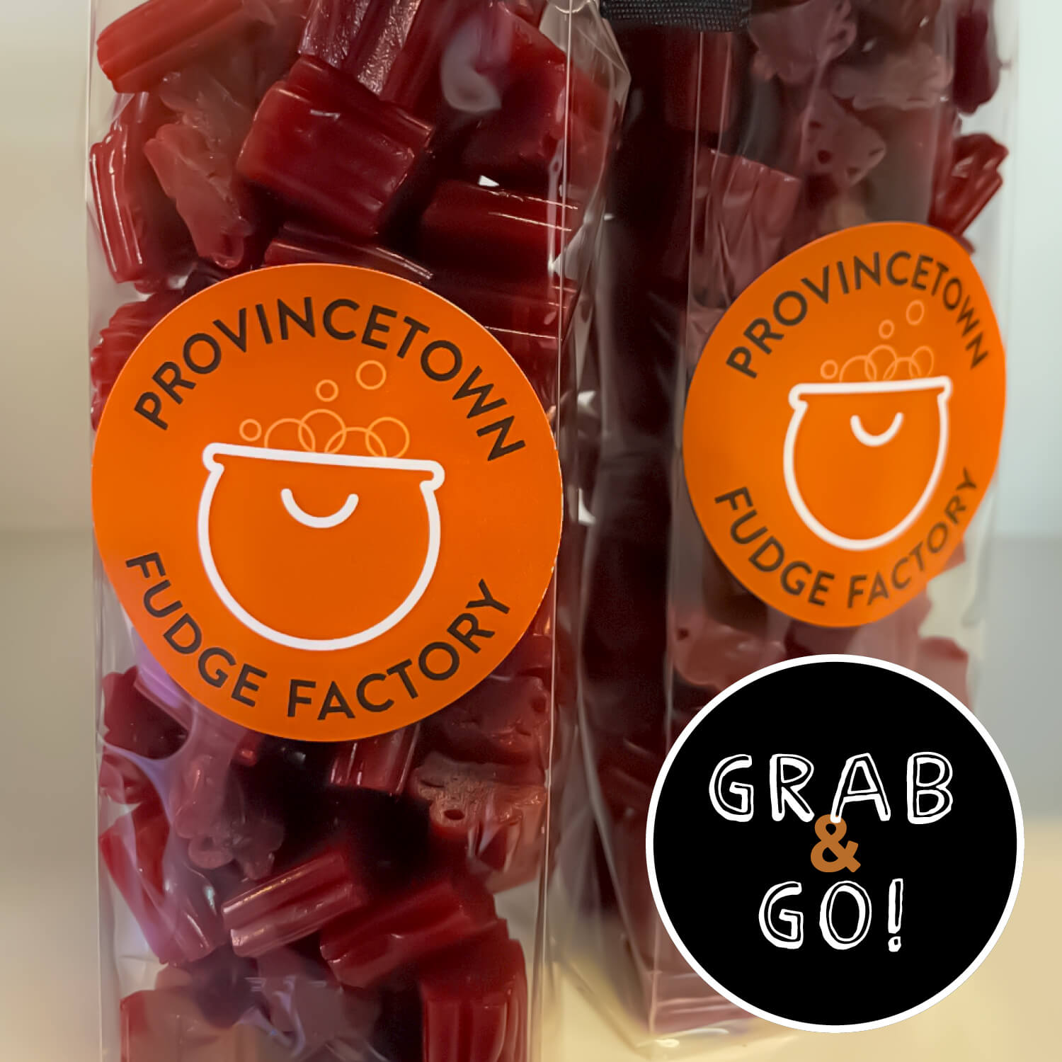 Cherry Licorice Bites Grab & Go Provincetown Fudge Factory