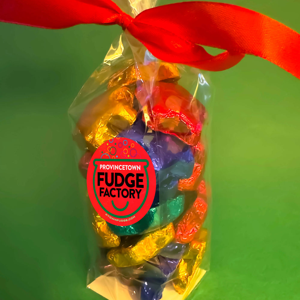 Dark Chocolate Foil-wrapped Stars: Grab & Go