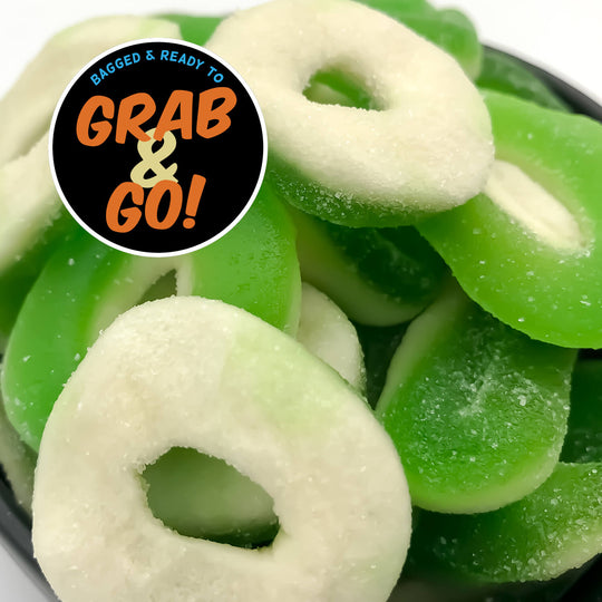 Green Apple Ring Gummies: Grab & Go