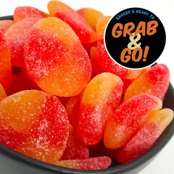 Gummi Peaches: Grab & Go