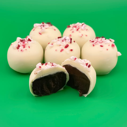 Candy Cane Dark Chocolate Truffle 5-pc Box