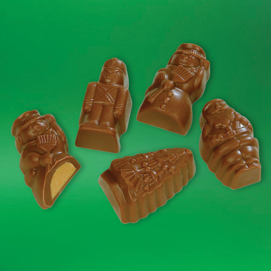 24-pc Milk Chocolate Peanut Butter-filled Christmas Toys