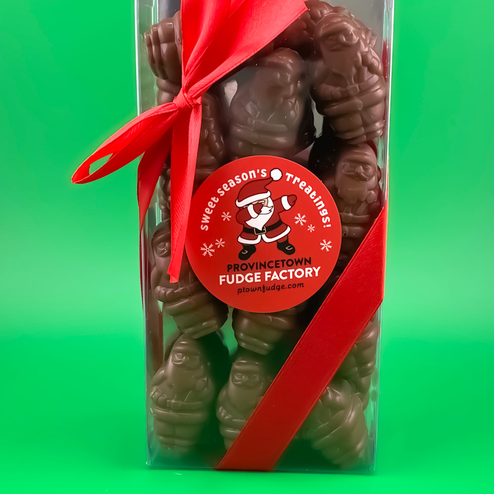 24-pc Milk Chocolate Caramel-filled Santas