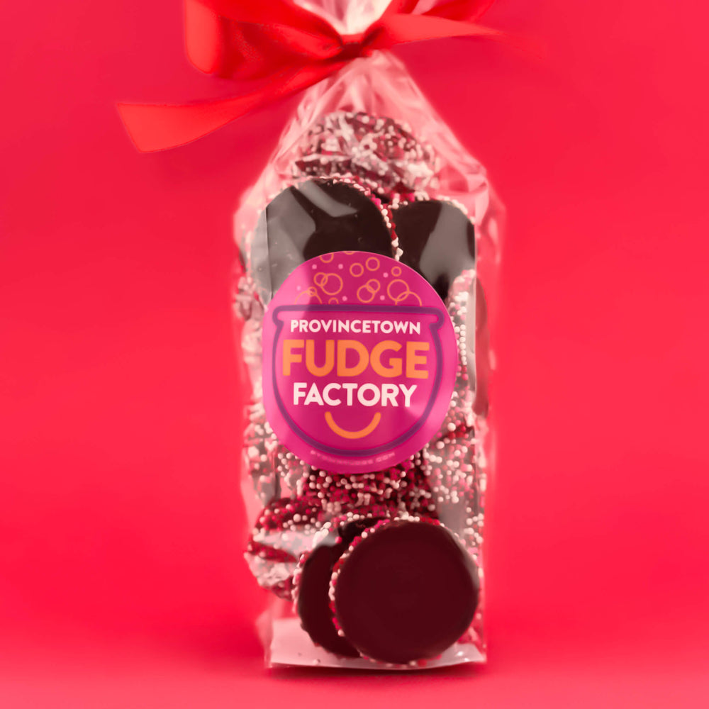 Dark Chocolate Nonpareils: Valentine’s Grab & Go