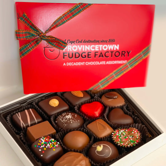 15-Piece Chocolate Assortment Box: <span style="color: #EE3F46;">HOLIDAY EDITION</span>