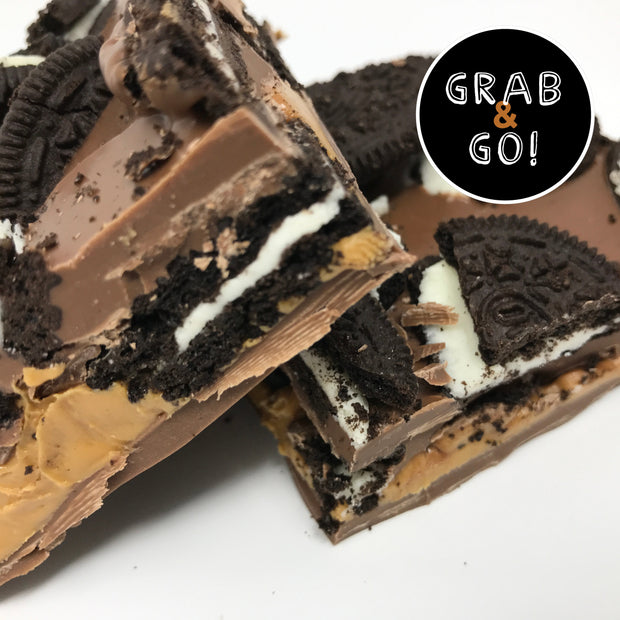 Milk Chocolate Peanut Butter Oreo Bark: Grab & Go