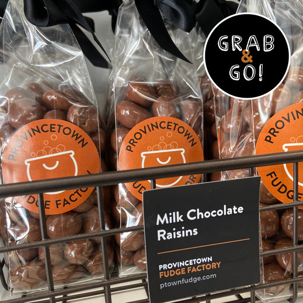 Milk Chocolate Raisins: Grab & Go