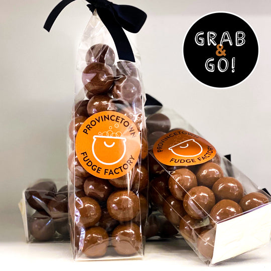 Raspberry Malted Milk Balls: Grab & Go