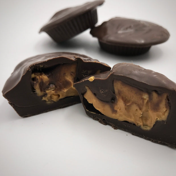 Dark Chocolate Crunchy Peanut Butter Cups